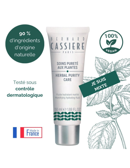 Fluide hydratant matité